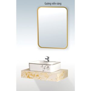 Bộ bàn đá lavabo LBD04