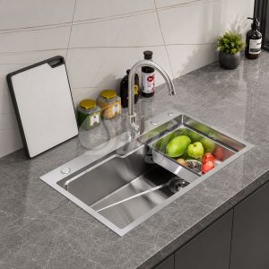 Chậu rửa chén inox 304 Sanji C-7846