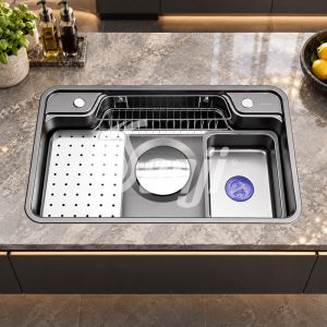 Chậu rửa chén inox 304 Sanji C-7848BD