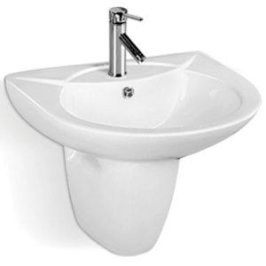 Chậu lavabo sứ treo tường LCT01