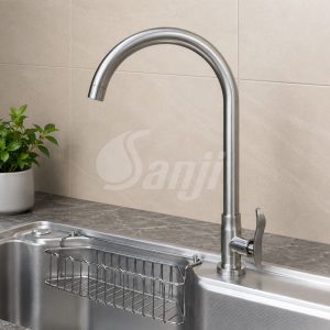 Vòi rửa chén lạnh inox 304 Sanji CLI-01