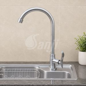 Vòi rửa chén lạnh inox 304 Sanji CLI-02