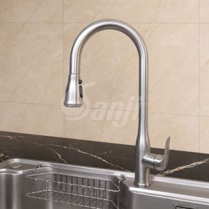 Vòi rửa chén dây rút inox 304 Sanji CNI-05