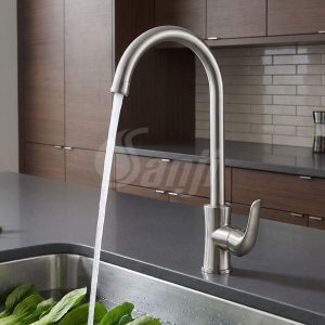Vòi rửa chén nóng lạnh inox 304 Sanji CNI-02