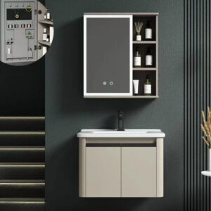 Bộ tủ lavabo nhôm LBT10 - 60cm