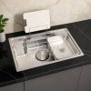 Chậu rửa chén inox 304 vòi nhiệt độ Sanji C-7848SE