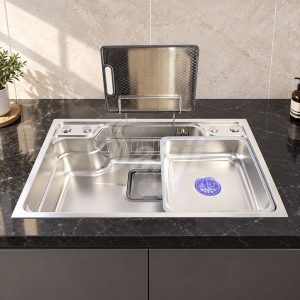 Chậu rửa chén inox 304 5 phím Sanji C-7848SF