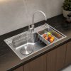 Chậu rửa chén inox 304 Sanji C-7846SC