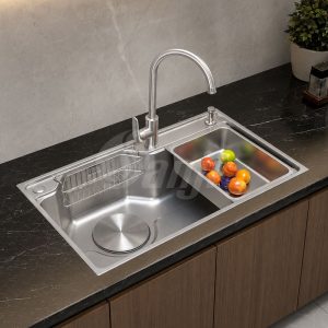 Chậu rửa chén inox 304 Sanji C-7846SC