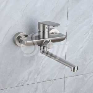 Vòi rửa chén nóng lạnh inox 304 Sanji CNI-09