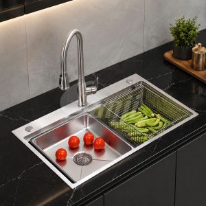 Chậu rửa chén inox 304 Sanji C-8048G
