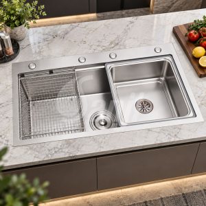Chậu rửa chén inox 304 Sanji C-8648G
