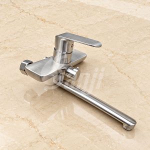 Vòi rửa chén nóng lạnh inox 304 Sanji CNI-09