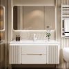 Bộ tủ lavabo nhựa PVC chống thấm LBT19